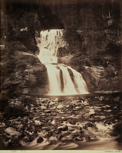 The Faido Falls, in Switzerland by Giorgio Sommer