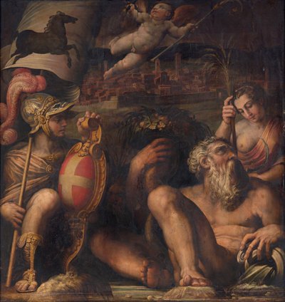 Allegory of Arezzo, 1563-1565 by Giorgio Vasari