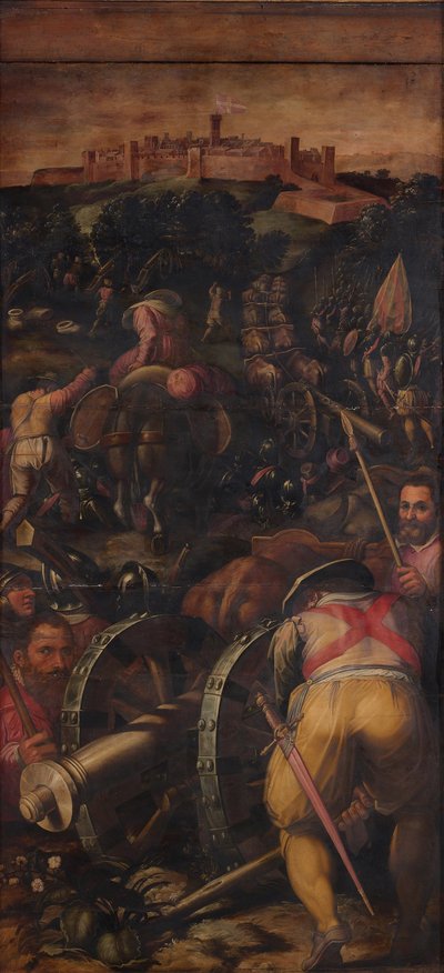 Storming of Monteriggioni by Giorgio Vasari