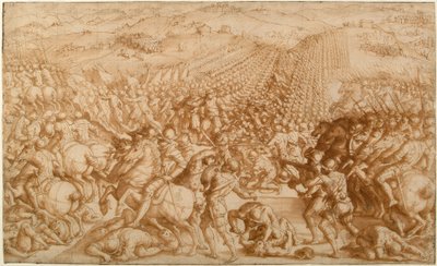 The Battle of Marciano, 1570s by Giorgio Vasari