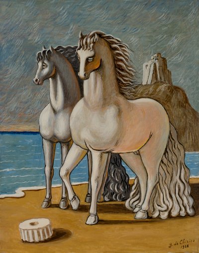 Ancient Horses by Giorgio de Chirico