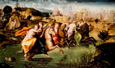 Crossing the Tiber by Giorgio di (1500 1559) Giovanni