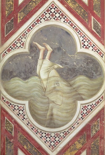Jonah and the Whale, c.1305 by Giotto (c.1266 1337)
