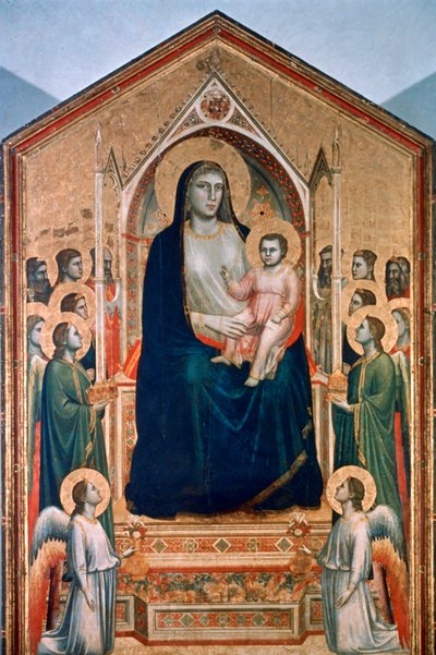 Madonna and Child Enthroned by Giotto di Bondone