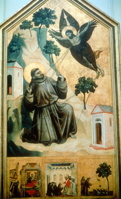 Stigmatisation of St Francis, 1300 by Giotto