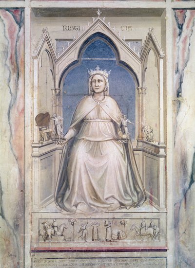 Allegory of Justice by Giotto di Bondone