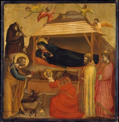 Adoration of the Magi. Around 1320 by Giotto di Bondone
