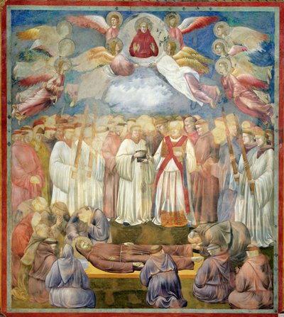 The Death of St. Francis, 1297-99 by Giotto di Bondone