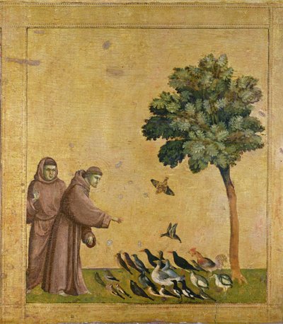 The Sermon to the Birds by Giotto di Bondone
