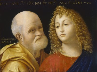 Dual Portrait by Giovanni Agostino da Lodi