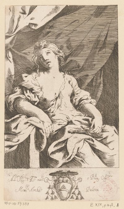 Lucretia by Giovanni Andrea Sirani