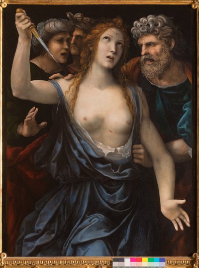 Death of Lucretia by Giovanni Antonio Bazzi Sodoma