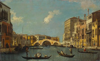 The Cannaregio, Venice by Giovanni Antonio Canal