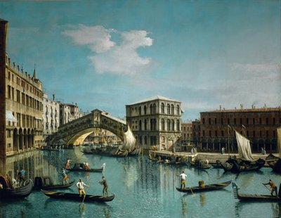 The Rialto Bridge by Giovanni Antonio Canal