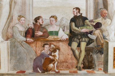 The Banquet, Main Hall, c.1570 by Giovanni Antonio Fasolo