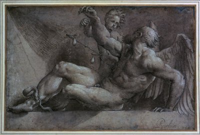 Allegory of Time by Giovanni Antonio Pordenone