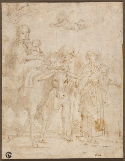 Flight into Egypt by Giovanni Baglione