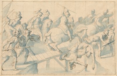 A Battle on a Bridge by Giovanni Balducci