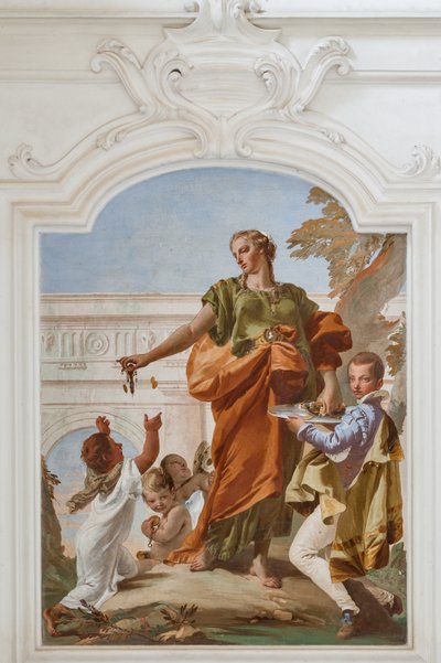 Generosity Distributing Gifts by Giovanni Battista Tiepolo