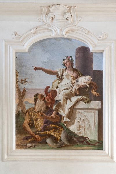 Innocence Sending Away Deceit by Giovanni Battista Tiepolo