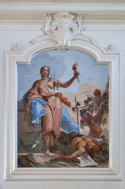 Vigilance Triumphs Upon Slumber by Giovanni Battista Tiepolo