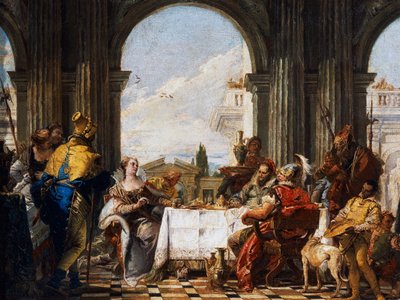 Banquet of Cleopatra by Giovanni Battista Tiepolo