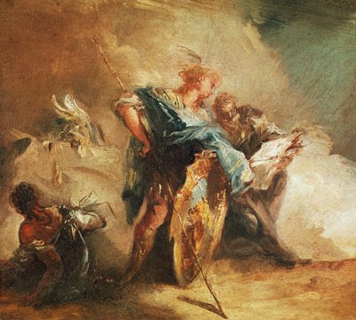 Minerva Dictating Laws by Giovanni Battista Tiepolo