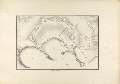 Map of Rhodes by Giovanni Battista Borra