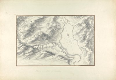 Plan of Lake Tiberias by Giovanni Battista Borra