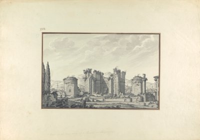 The Basilica at Pergamon by Giovanni Battista Borra