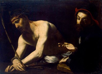 Christ and Caiaphas, 1615-1620 by Giovanni Battista Caracciolo