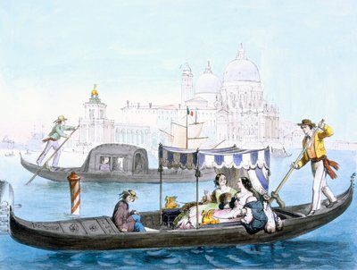 Venetian Gondola, c1850 by Giovanni Battista Cecchini