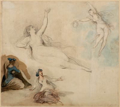 Figure Studies by Giovanni Battista Cipriani