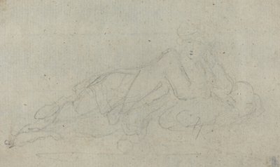 Reclining Woman by Giovanni Battista Cipriani