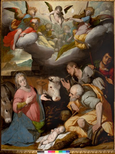 Adoration of the Shepherds by Giovanni Battista Crespi