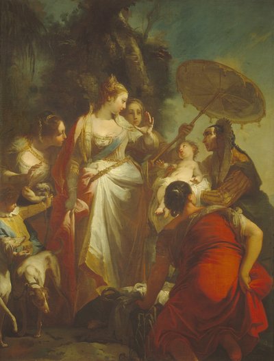 The Finding of Moses by Giovanni Battista Crosato