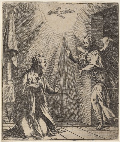 The Annunciation by Giovanni Battista Fontana