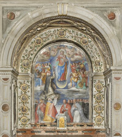 Our Lady of the Rosary, c.1615 by Giovanni Battista Maganza