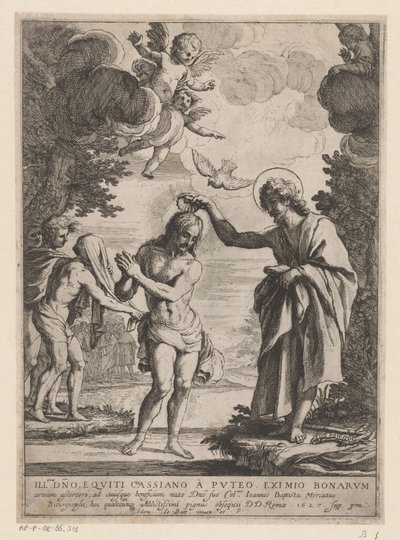 Baptism of Christ by Giovanni Battista Mercati