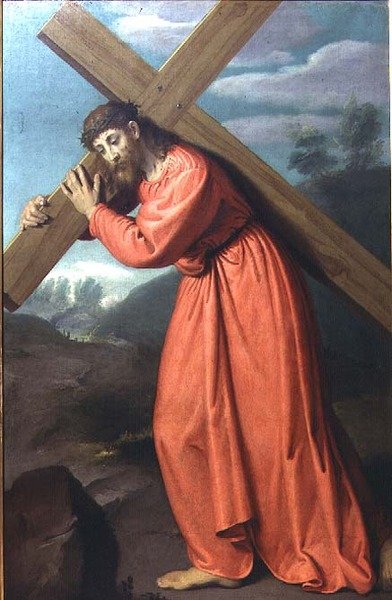 Christ Carrying the Cross by Giovanni Battista Moroni