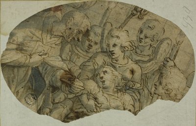 Monk Giving Last Communion by Giovanni Battista Paggi