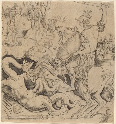 Saint George and the Dragon by Giovanni Battista Palumba