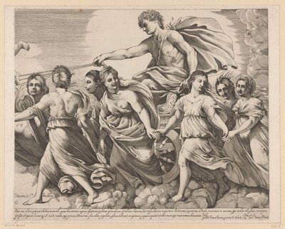 Apollo and Aurora (Right Part) by Giovanni Battista Pasqualini