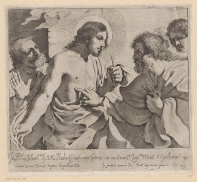 Doubt of Thomas by Giovanni Battista Pasqualini