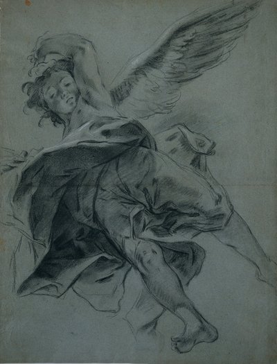 A Flying Angel by Giovanni Battista Piazzetta