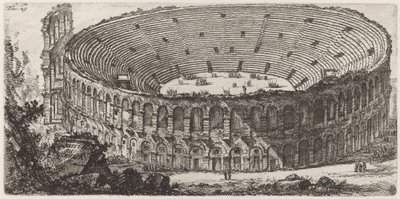 Amphitheater of Verona by Giovanni Battista Piranesi