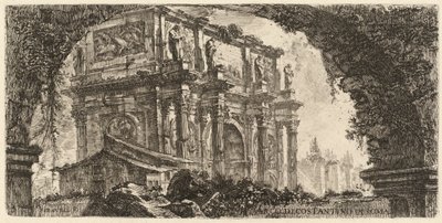 Arch of Constantine by Giovanni Battista Piranesi