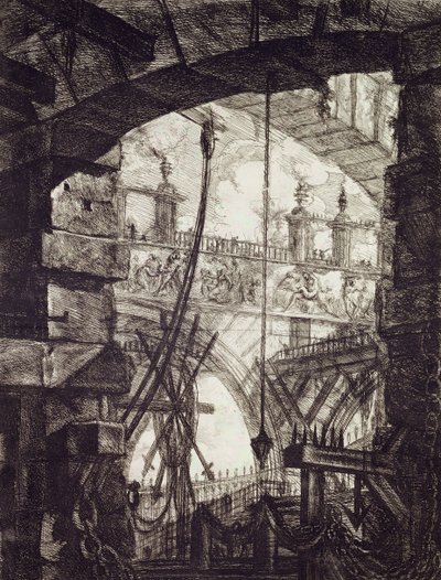 Carceri IV by Giovanni Battista Piranesi