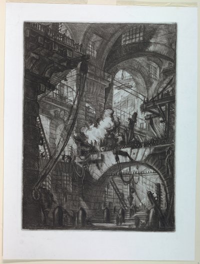 Carceri Series, Plate VI by Giovanni Battista Piranesi