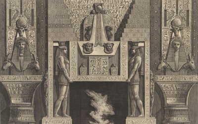 Chimneypiece in the Egyptian style by Giovanni Battista Piranesi